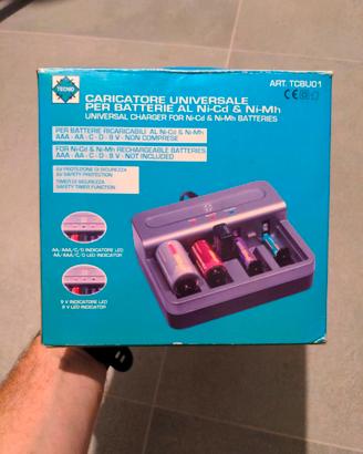 Caricabatterie per batterie ricaricabili