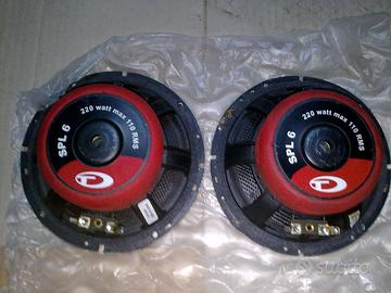 Coppia altoparlanti TEC SPL-6 da 110W RMS 4 ohm