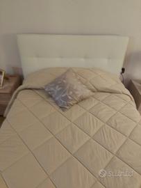 letto contenitore+materasso in lattice a una piazz