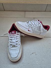 Nike Air Force 1 bianco/bordeax N. 38,5