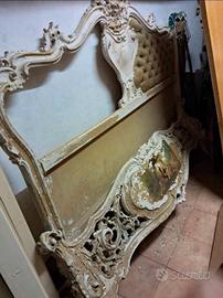 testeria e pediera letto matrimoniale 