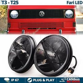 2 FARI LED 7'' Pollici Per VW TRANSPORTER T3 T25