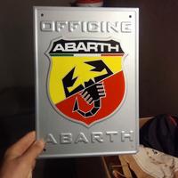 targa in latta abarth