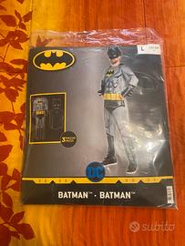 Vestito di carnevale batman uomo L