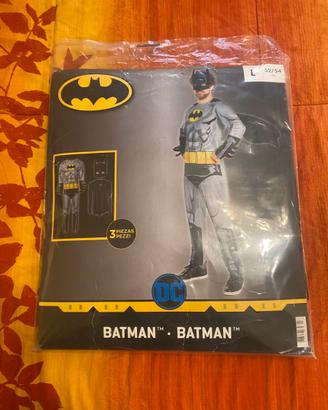 Vestito di carnevale batman uomo L