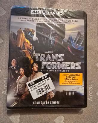 Bluray transforners - l'ultimo  cavaliere 4k