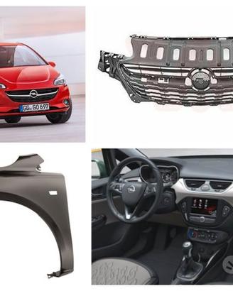 Opel Corsa E frontale cofano fanale airbag freni