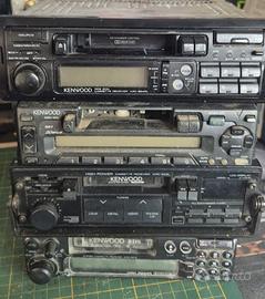4 Autoradio Vintage Anni '80 '90 Kenwood