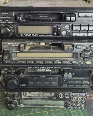 4 Autoradio Vintage Anni '80 '90 Kenwood