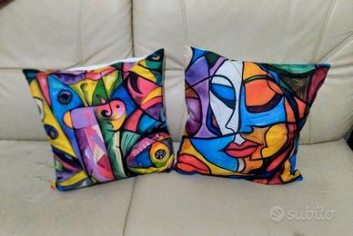 Coppia di cuscini arredo cm 45 x 45 articolo Nuovo