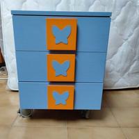 Cassettiera con ruote