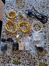 lotto adattatori ADSL cavi rete e cavo vga