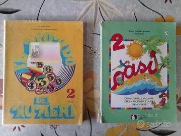 Libri di scuola elementare usati anni '90 2000