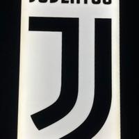 Lampada LED rettangolare logo Juventus 