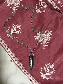 Collana police originale uomo acciaio