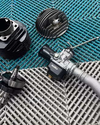 130 DR 5 travasi, albero e Kit Pinasco 22 vespa