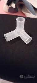 connettore a y in plastica