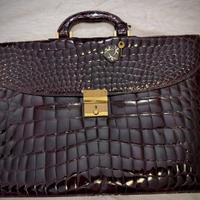 Borsa Vintage pelle di Coccodrillo