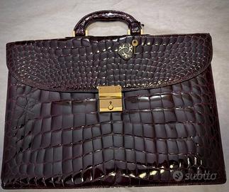 Borsa Vintage pelle di Coccodrillo