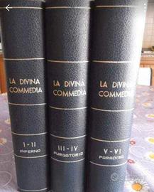 3 volumi La Divina Commedia 1963