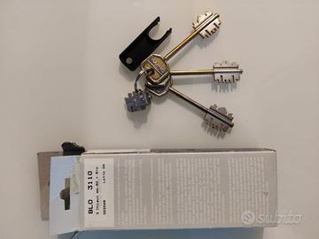 Blocchetto serratura più chiavi Dierre