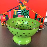 Cestino verde cuoricini in metallo porta caramelle