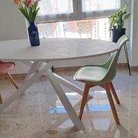 Tavolo Ikea ovale bianco