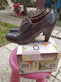 scarpe francesine donna colore testa di moro