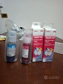 4 Ink Printer Refill Bottiglie 70ml Per Epson EcoT