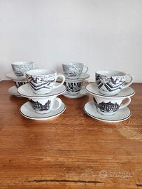 set tazze da te in ceramica Tognana