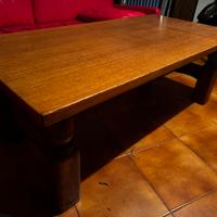 Tavolino rettangolare in legno 140L x 70l x 50h