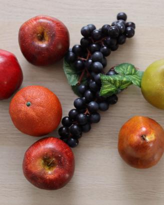 Frutta finta, artificiale, per decorazione