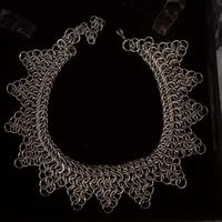 collana fatta a mano in acciaio inox 