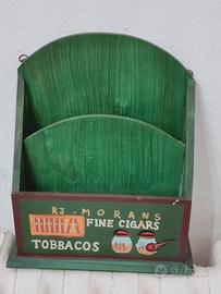 PORTA POSTA DOCUMENTI in legno dipinto da parete