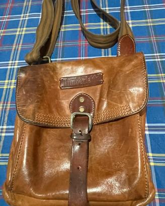 Borsa cuoio timberland uomo vintage