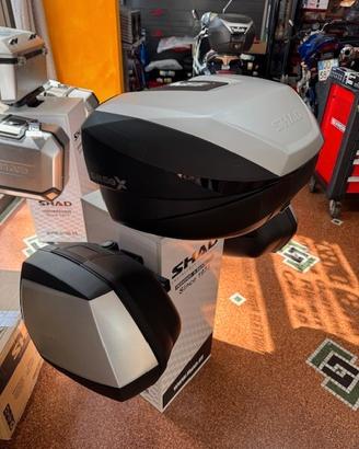 TRIS VALIGIE BAULETTO SHAD LINEA PLASTICA NUOVI