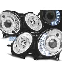 FARI PER MERCEDES W211 02-06 A LED CROMATI