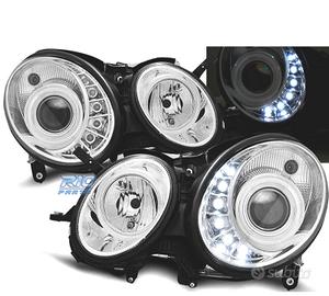FARI PER MERCEDES W211 02-06 A LED CROMATI