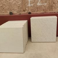 Piani Tavolo in Verzital eff. Marmo Carrara