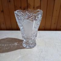 Vaso in cristallo di Boemia vintage