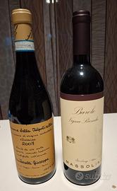 Amarone Quintarelli e Barolo Massolino