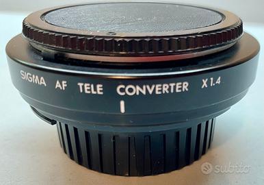 Sigma AF Tele Converter 1.4x per Nikon analogiche