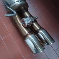 scarico inox car con valvola telecomandata per Pol