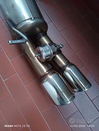 scarico inox car con valvola telecomandata per Pol