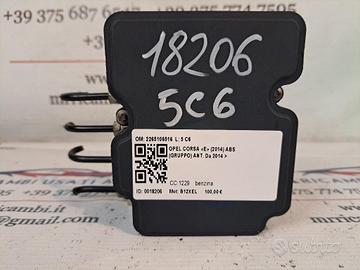 ABS OPEL Corsa E 3° Serie 0265956292 39049600 B12