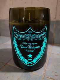 Candele Dom Perignon (champagne) cera soia - Verde
