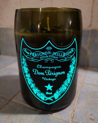 Candele Dom Perignon (champagne) cera soia - Verde