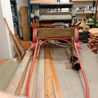 carretto per cavallo con finimenti 