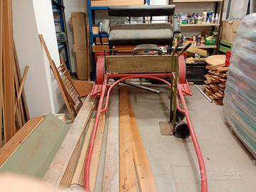 carretto per cavallo con finimenti 
