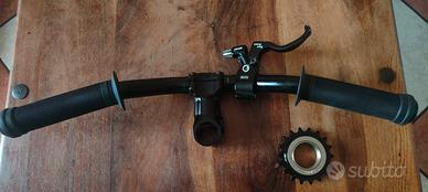 attacco manubrio thomson, ruota libera 